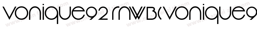 Vonique92 rnWB(Vonique92)字体转换